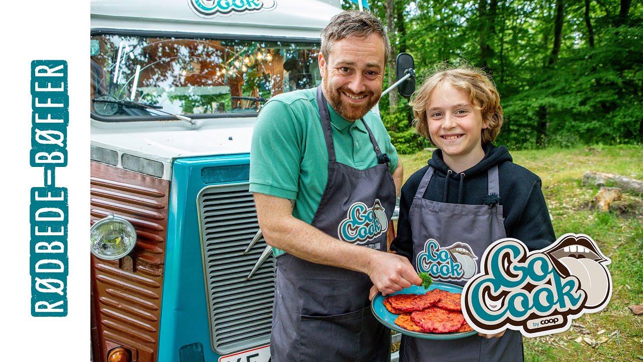 #35 Klimaglade bøffer med rødbede | rødbedebøffer | GoCook by Coop
