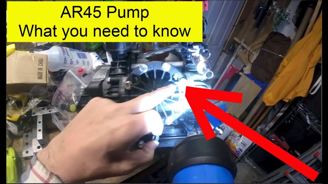 AR45 Diaphragm pump - What you need to know - Lessons learned
