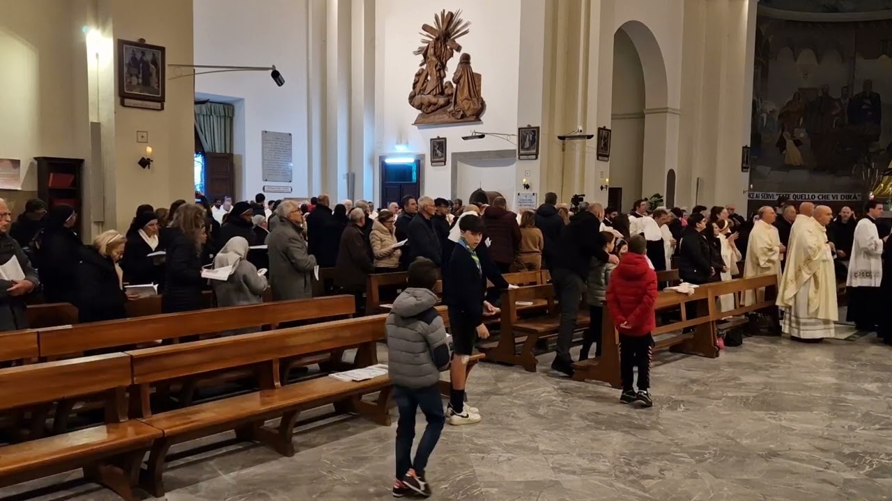Apertura Porta Santa Giubileo Mariano Cattedrale La Storta Rm 8 dic 2023 Veni Creator + Organo
