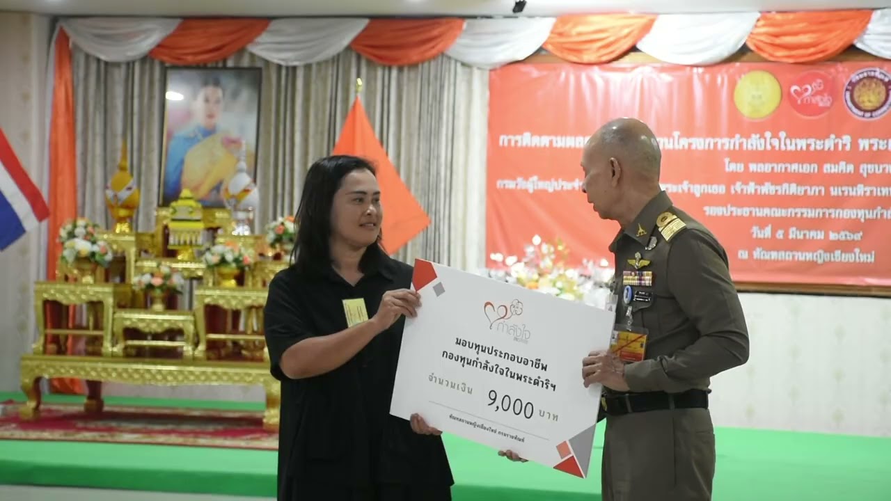 กรมวังผู้ใหญ่ประจำพระองค์สมเด็จพระเจ้าลูกเธอ เจ้าฟ้าพัชรกิติยาภาฯ ตรวจเยี่ยมการดำเนินโครงการกำลังใจ