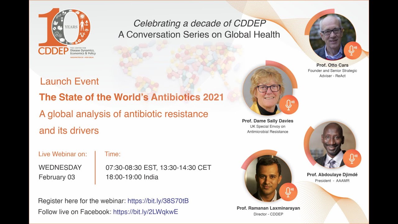 The State of the World's Antibiotics in 2021