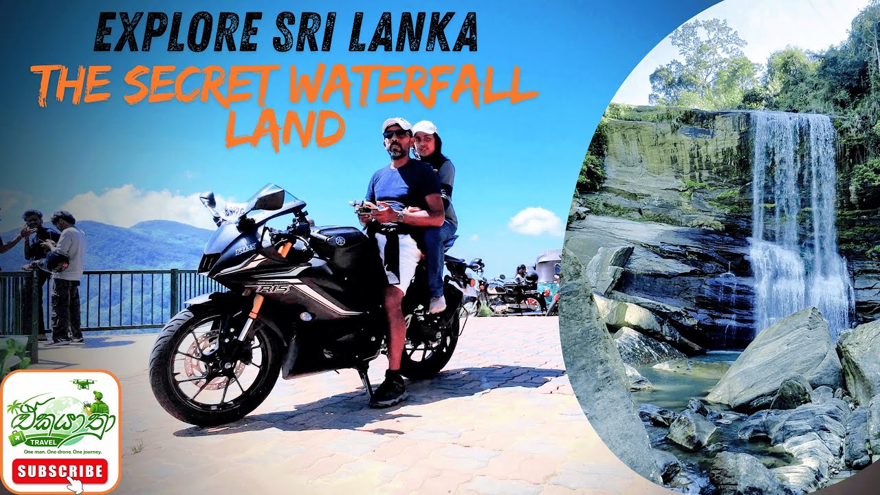 Sri Lanka’s Secret Waterfall Land  | Dolosbage Waterfalls, Tea Estates & Scenic Bike Ride #srilanka