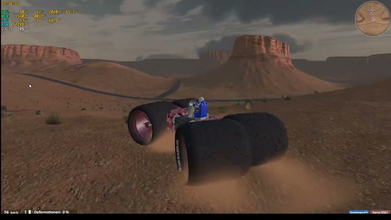 Testing a 1200 ton car and a 1600 ton car with low lag (Dream Car Builder)