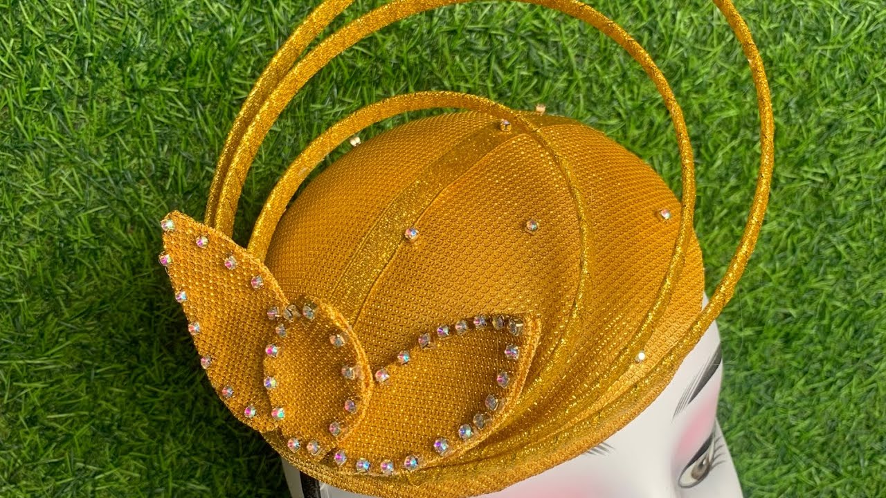 How to make a fascinator with rings and 3D applique.