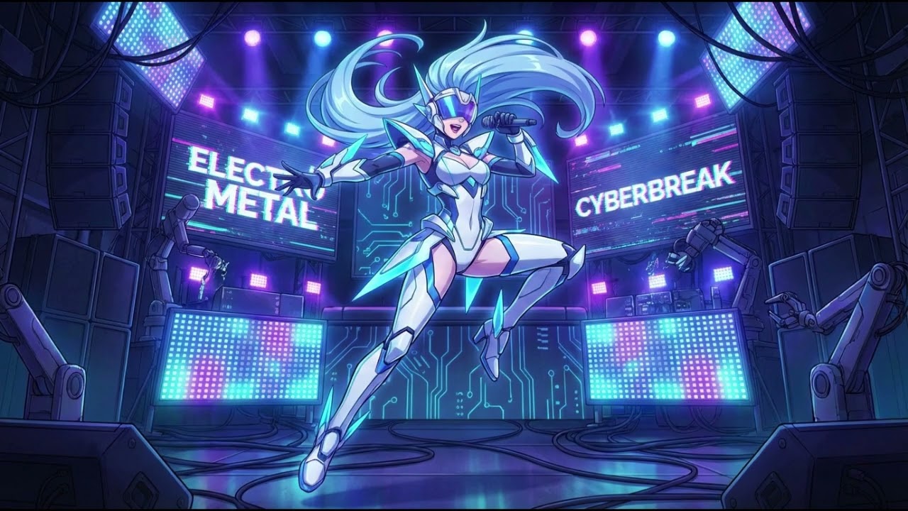 TUNEEvsSUNO  cyber_r1 futuristic Cyber Metal,