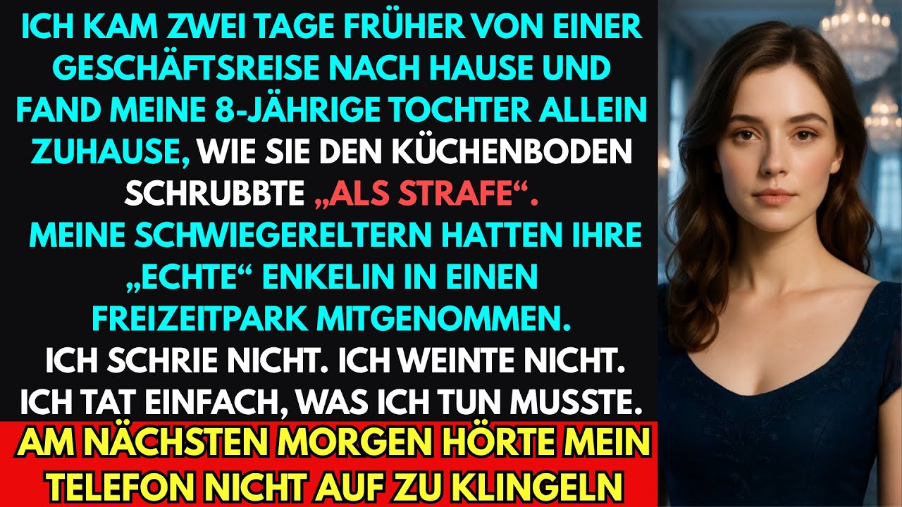 Meine 8-J&auml;hrige musste allein den Boden schrubben, w&auml;hrend sie ihre &bdquo;echte&ldquo; Enkelin ausf&uuml;hren