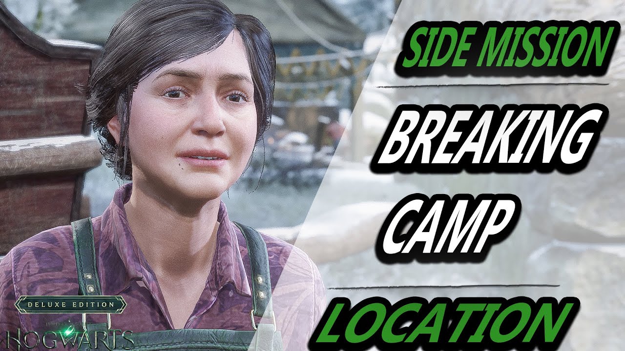 Breaking Camp Side Mission Location - Hogwarts Legacy PS5 4K ULTRA HD