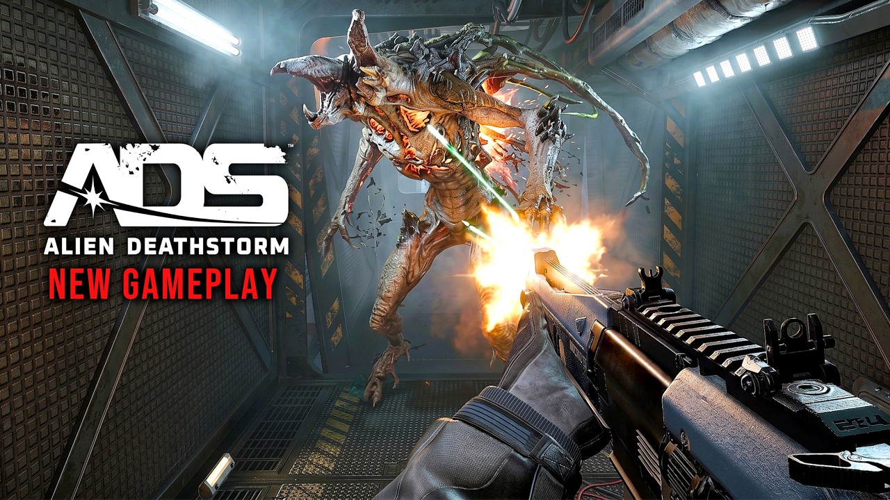 ALIEN DEATHSTORM Gameplay Demo 4K (New FPS Survival Horror Game 2027)