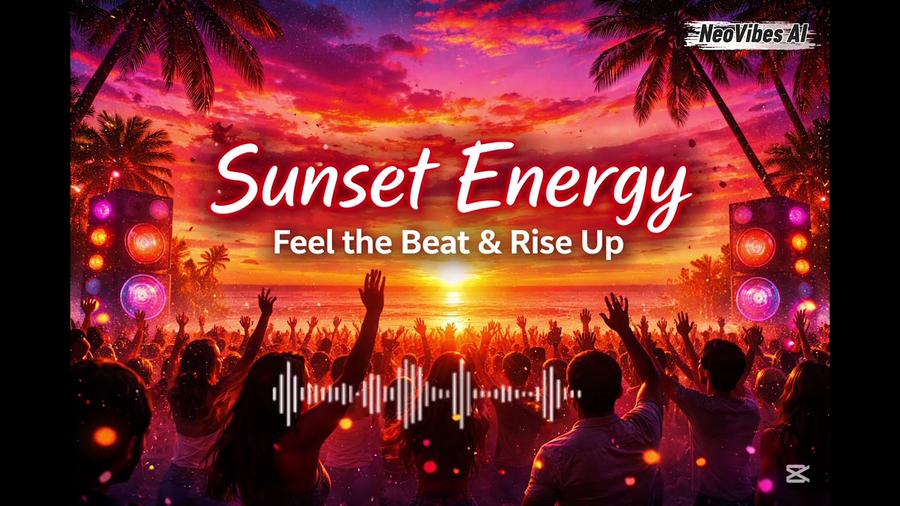 “Sunset Energy – Feel the Beat & Rise Up” 🔥🌅