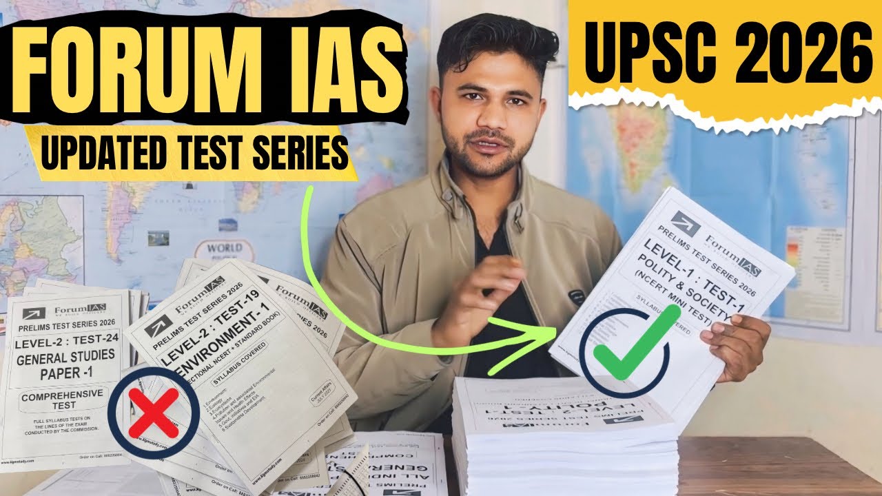 Forum IAS Test Series 2026 Review 🎓UPSC Prelims 2026 Test Series Review 