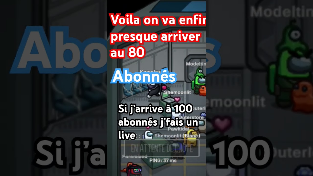 bravo approchons au 80 abonnés