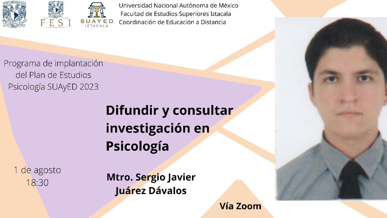 Difundir y consultar investigación en Psicología