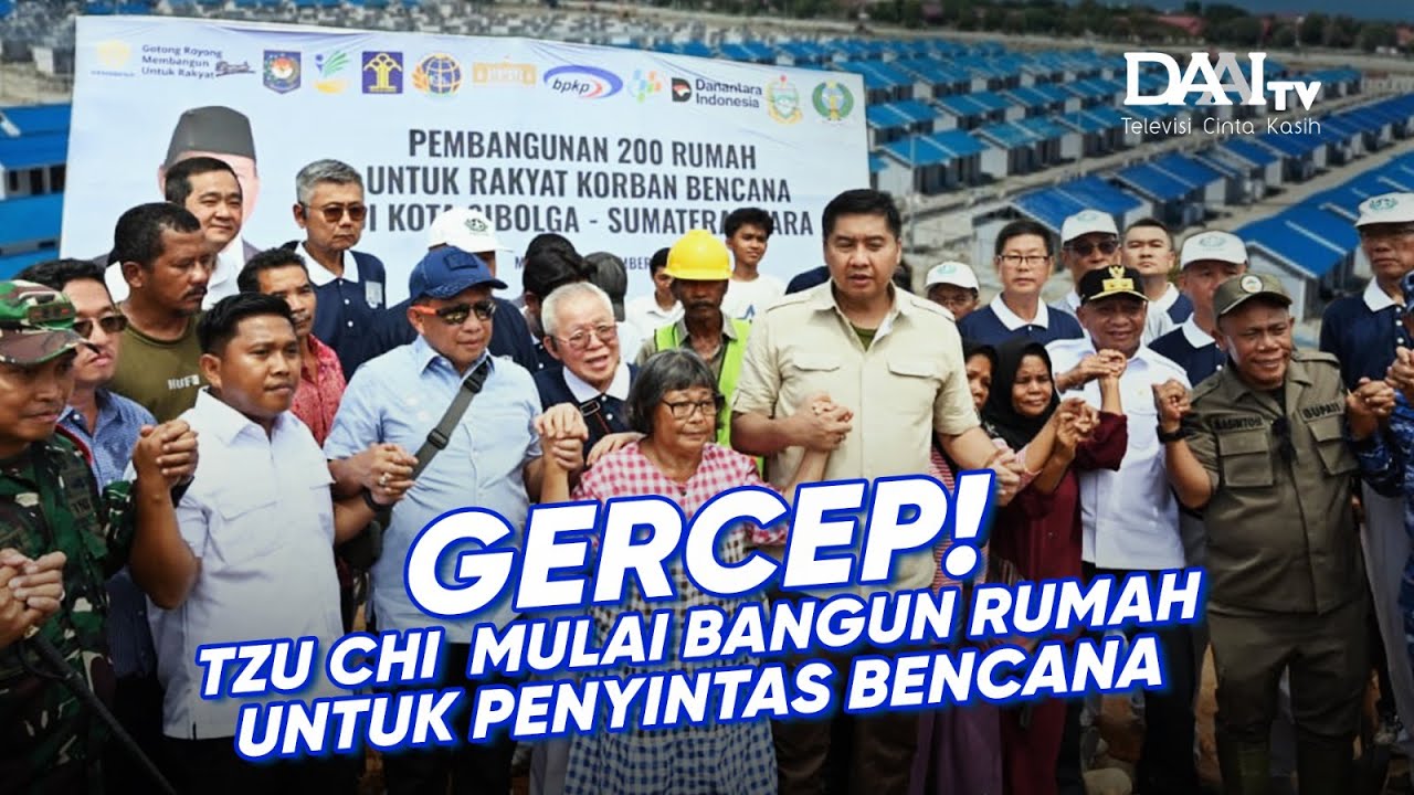 Sumatra Bangkit, Pemerintah dan Tzu Chi Groundbreaking Rumah Penyintas Banjir | Halo Indonesia