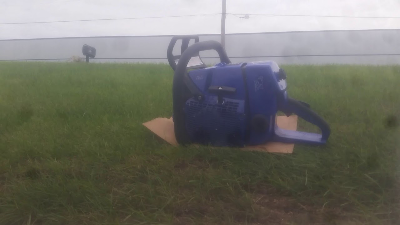HOW NOT to cold start a G660 saw