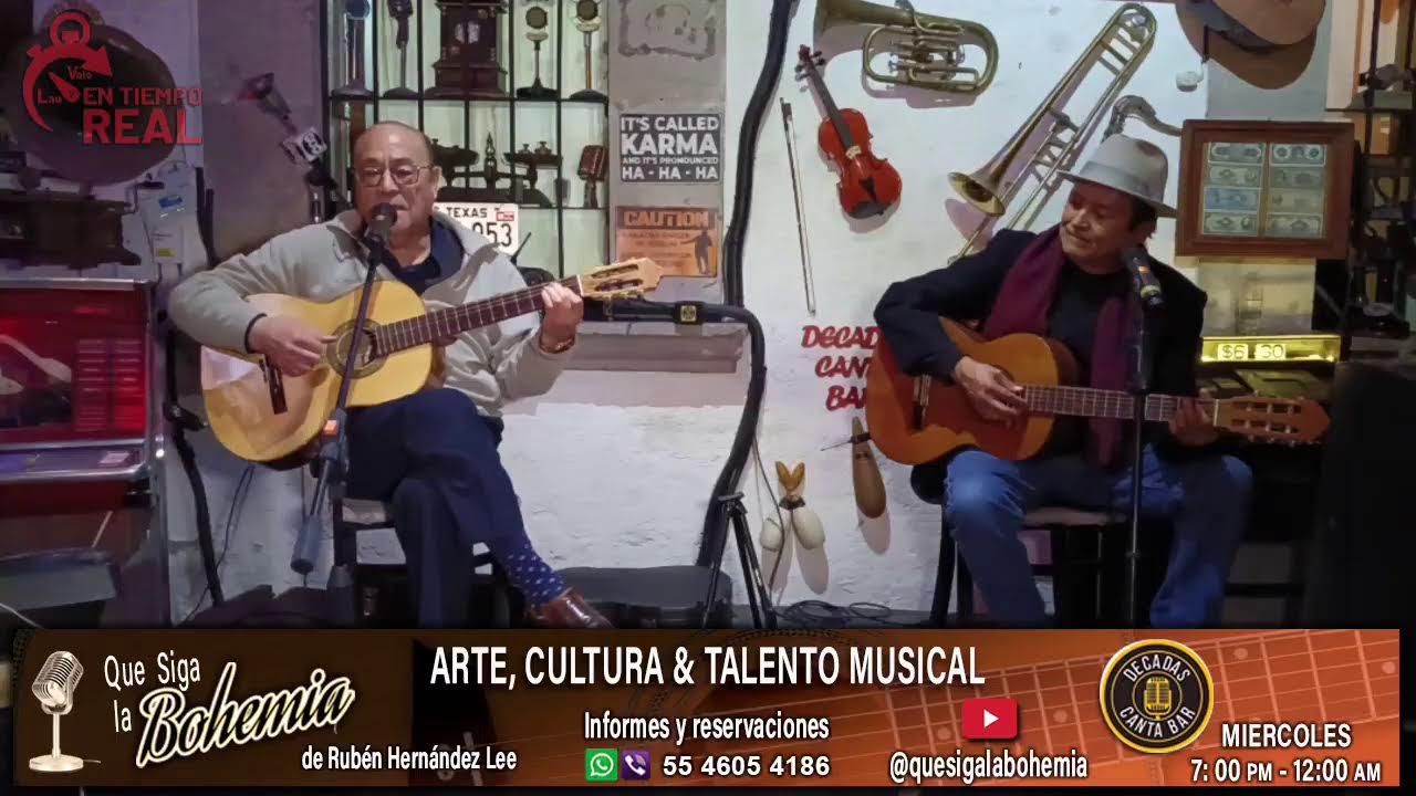La música se vive en tiempo real y el alma se suelta cuando la voz canta lo que el corazón calla.