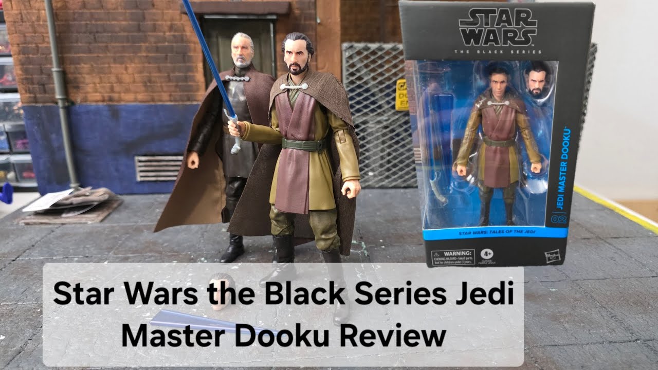 Star Wars the Black Series Jedi Master Dooku 2026 Action Figure Review #starwarsblackseries #toys  