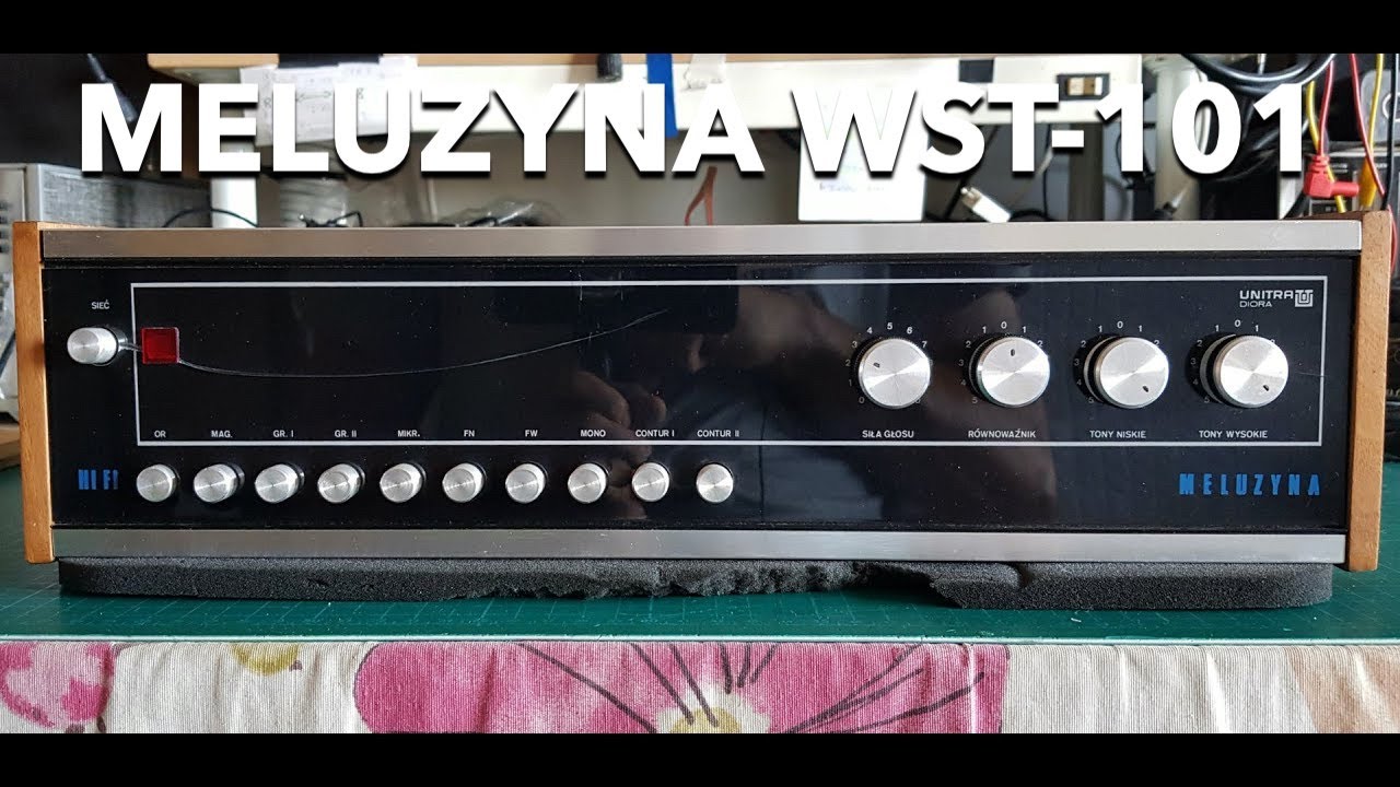 61 UNITRA Diora Meluzyna WST-101. Naprawa i regulacje wzmacniacza mocy.