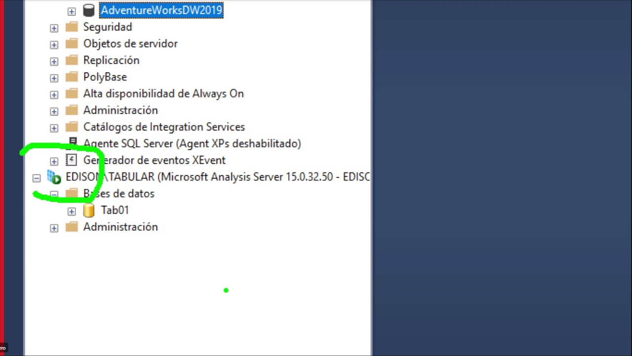Practica Modelo Tabular SQL Server