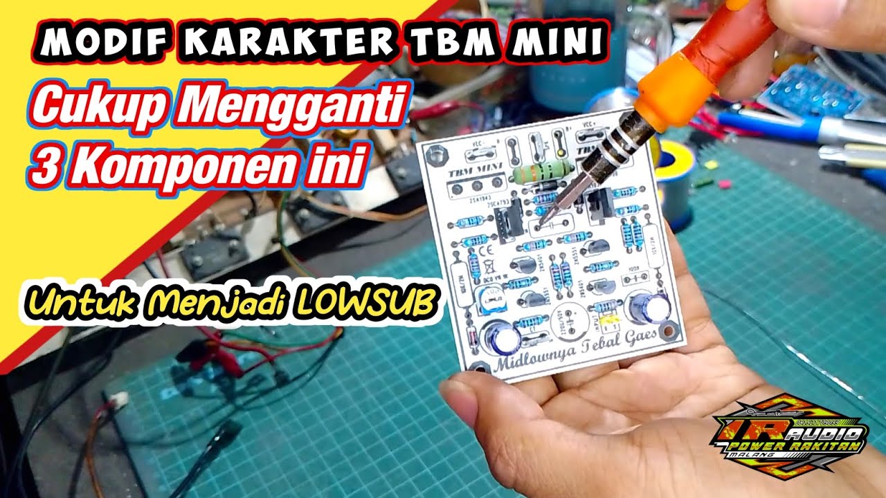 Cukup 3 Komponen‼️ CARA MODIF TBM MINI LOWSUB