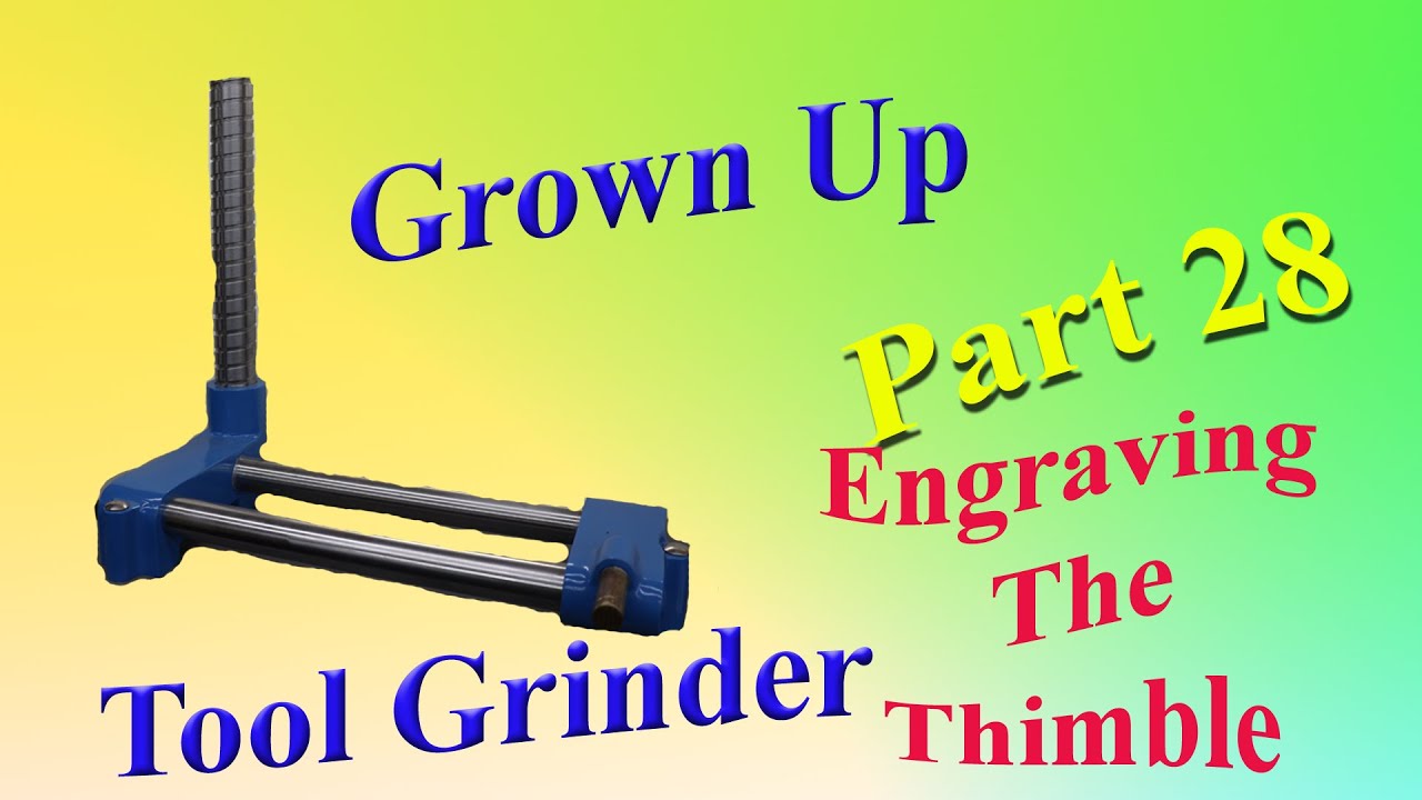 Building A Grown Up Quorn Tool & Cutter Grinder: Part 28, Engraving The Thimble