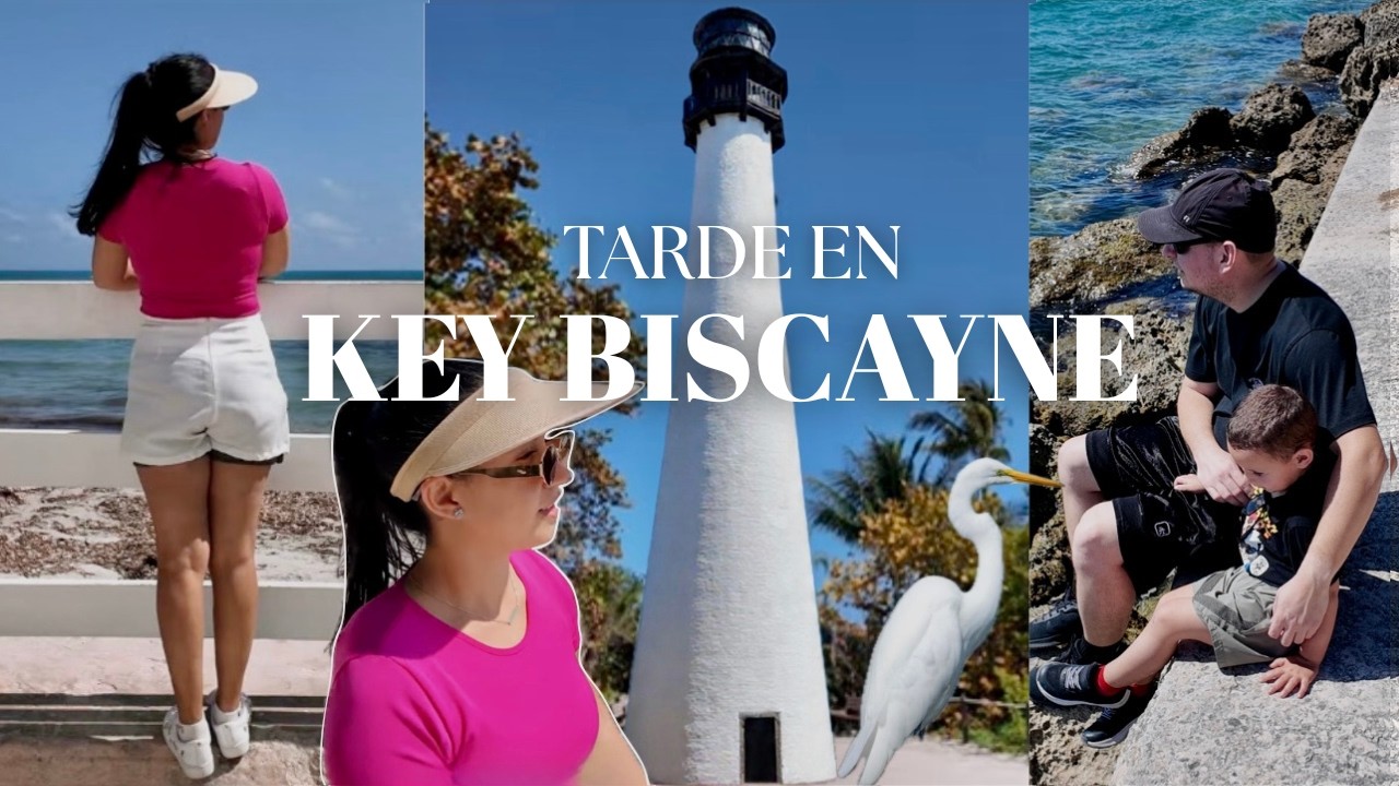 UNA TARDE PERFECTA EN KEY BISCAYNE 🌊 | Vlog en Miami: Cape Florida Lighthouse ♥ #vlog #miami #beach