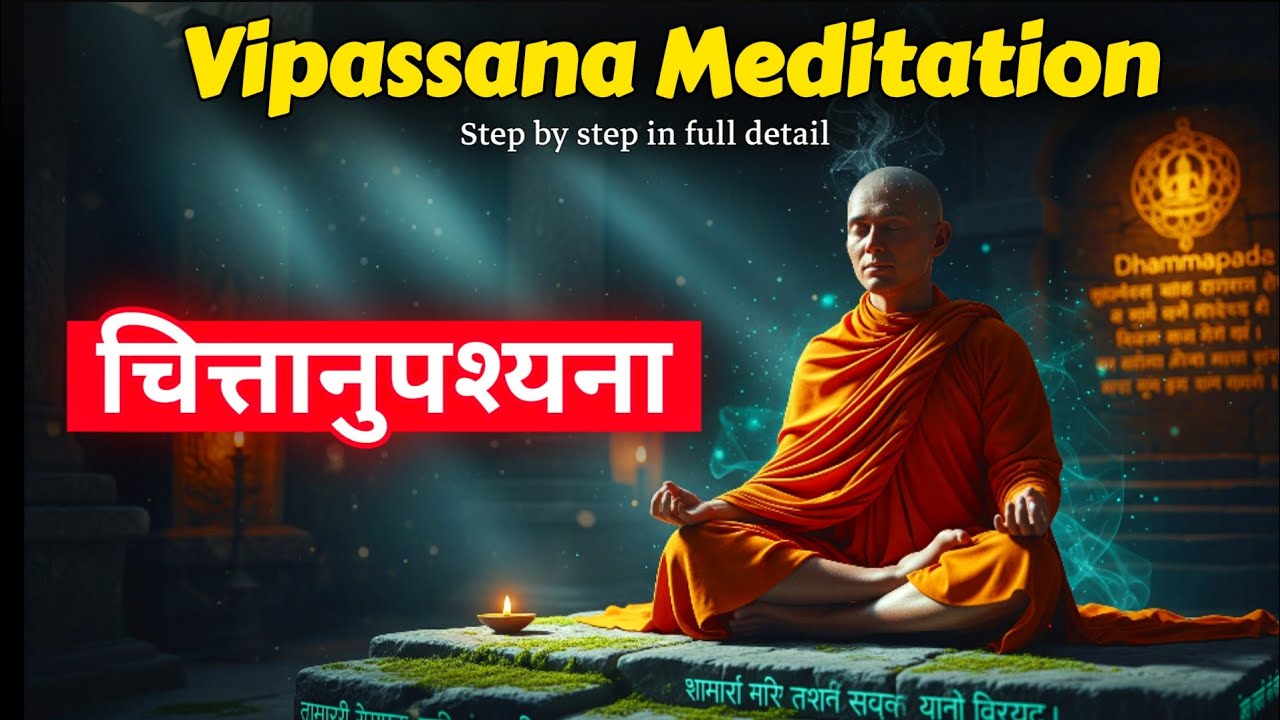 Vipashyana meditation PART 3 | Chittanupashyana | vipassana