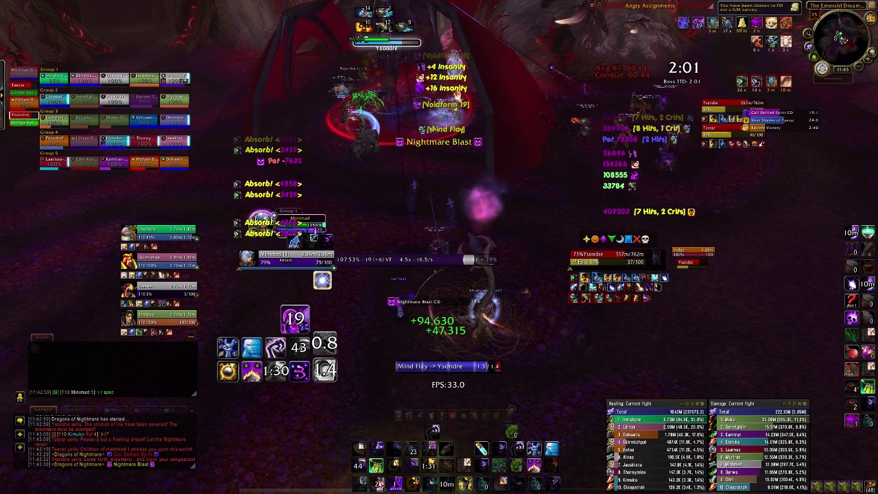 Rank1 shadow priest, how to surrender at dragons emerald nightmare