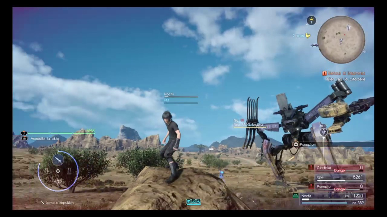 FINAL FANTASY XV tuer rapidement  Neo MA-X Angelus Super-combinaison Magitech