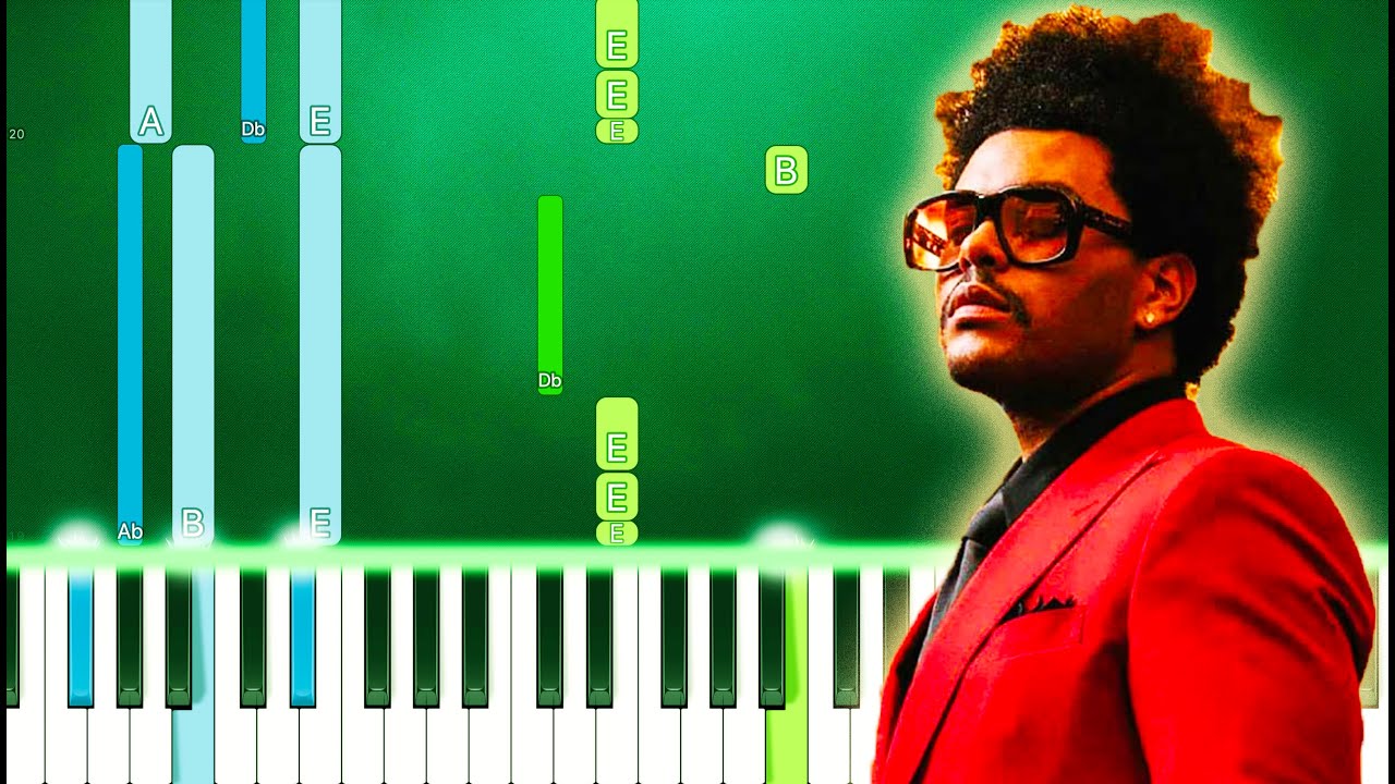 The Weeknd - Nothing Compares (Piano Tutorial Easy)