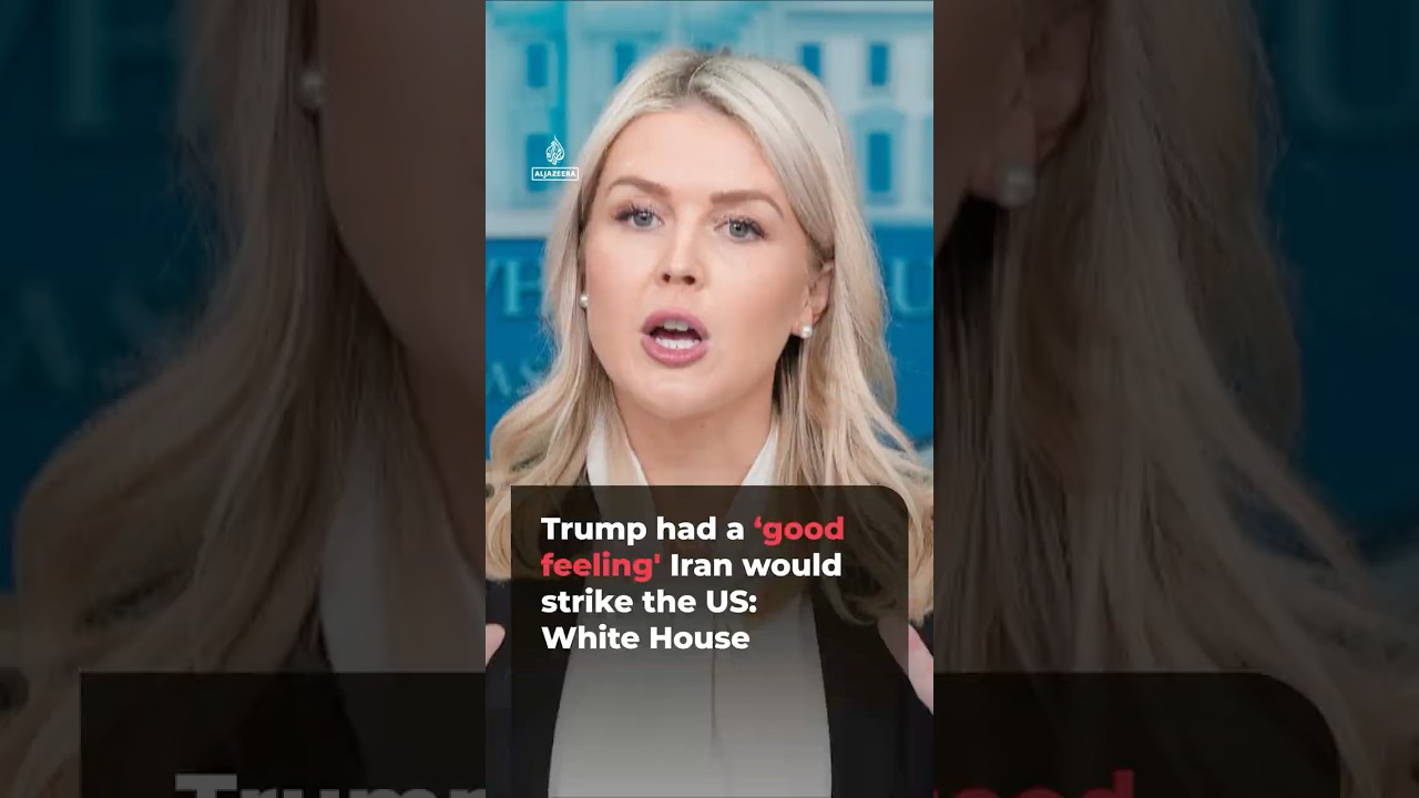 Trump had a &lsquo;good feeling&rsquo; Iran would strike the US: White House