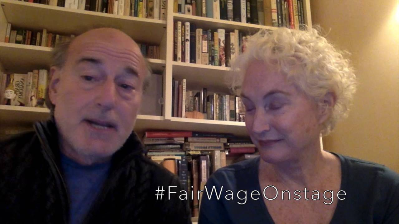 Peter Friedman & Caitlin O'Connell #FairWageOnstage