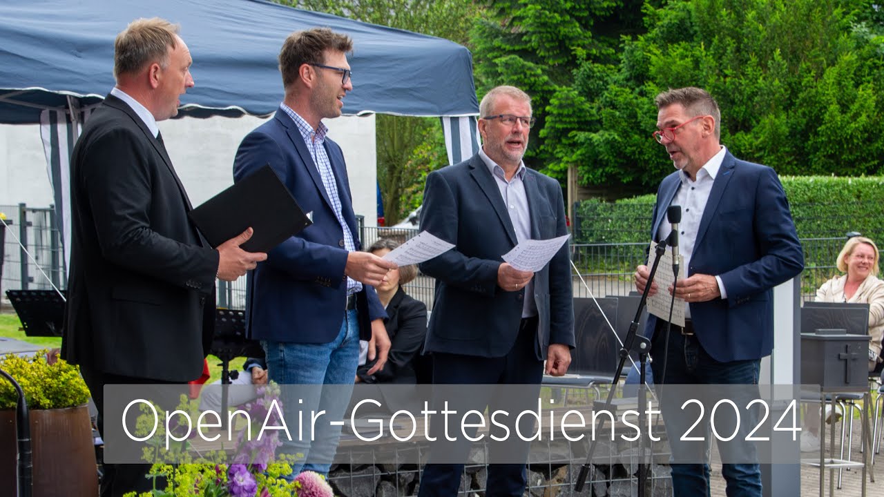 Impressionen vom OpenAir-Gottesdienst am 2. Juni 2024 in Bad Oeynhausen