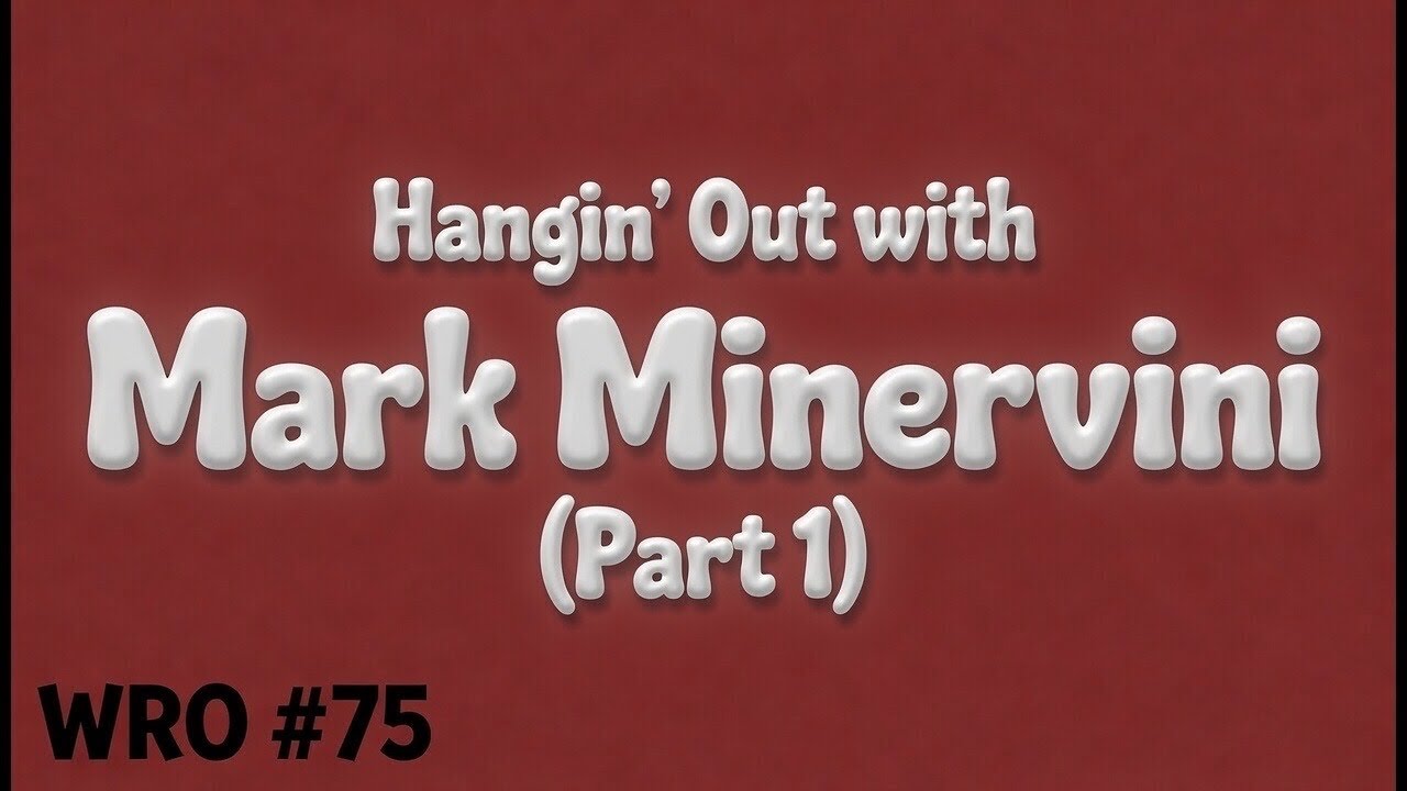 WRO #75 Прогулка с Марком Минервини (Часть 1)