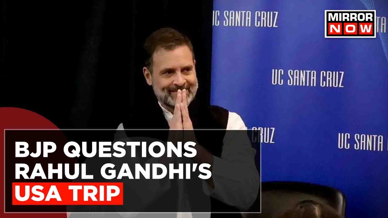 'This Is Insult Of India', Union Minister Anurag Thakur Slammed Rahul Gandhi's US Tour |English News