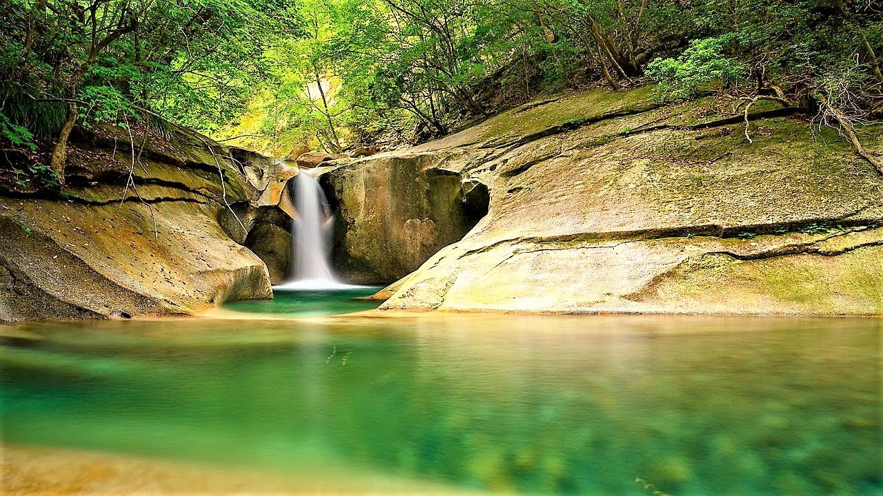 Relaxing Music for Meditation, Piano Music for Sleep, Waterfall Sound for Study, Focus, Healing