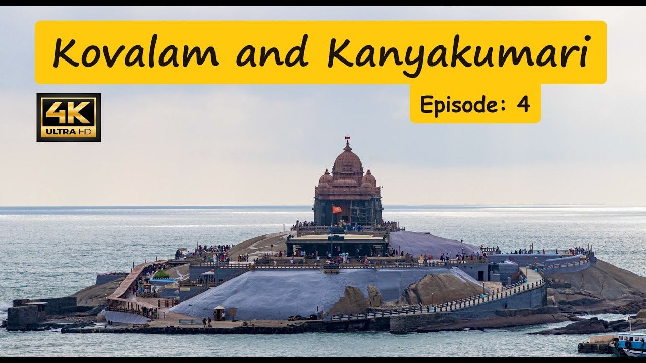 Kovalam beach | Kanyakumari | Vivekananda Rock Memorial | Cinematic Travel Video | Drone | 4K