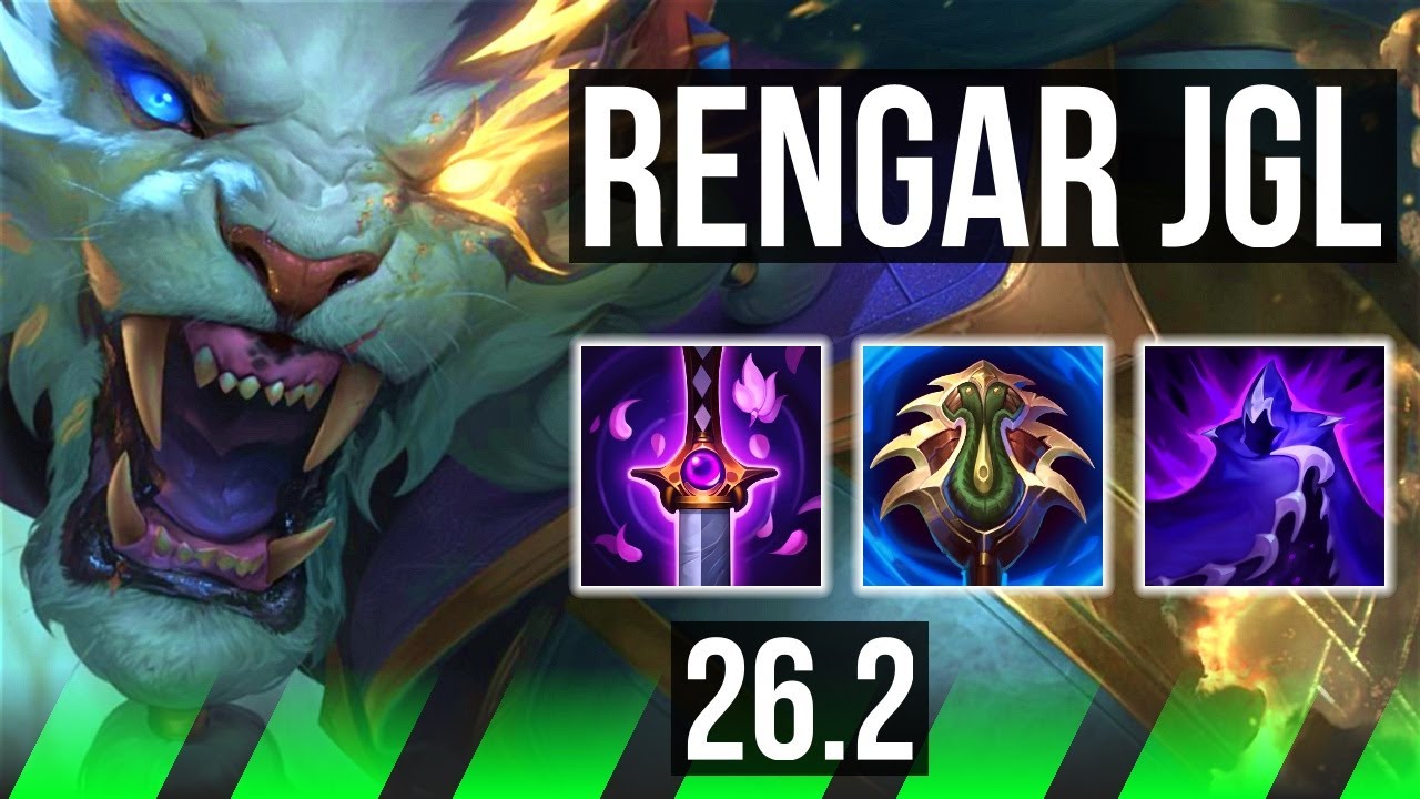 RENGAR vs JAYCE (JGL) | 5k gold comeback | BR Grandmaster | 26.2
