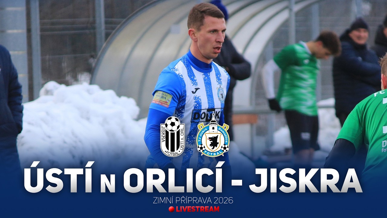 🔴 TJ Jiskra &Uacute;st&iacute; nad Orlic&iacute; - TJ Jiskra Domažlice | Zimn&iacute; Př&iacute;prava 2026 | 14.2.2026