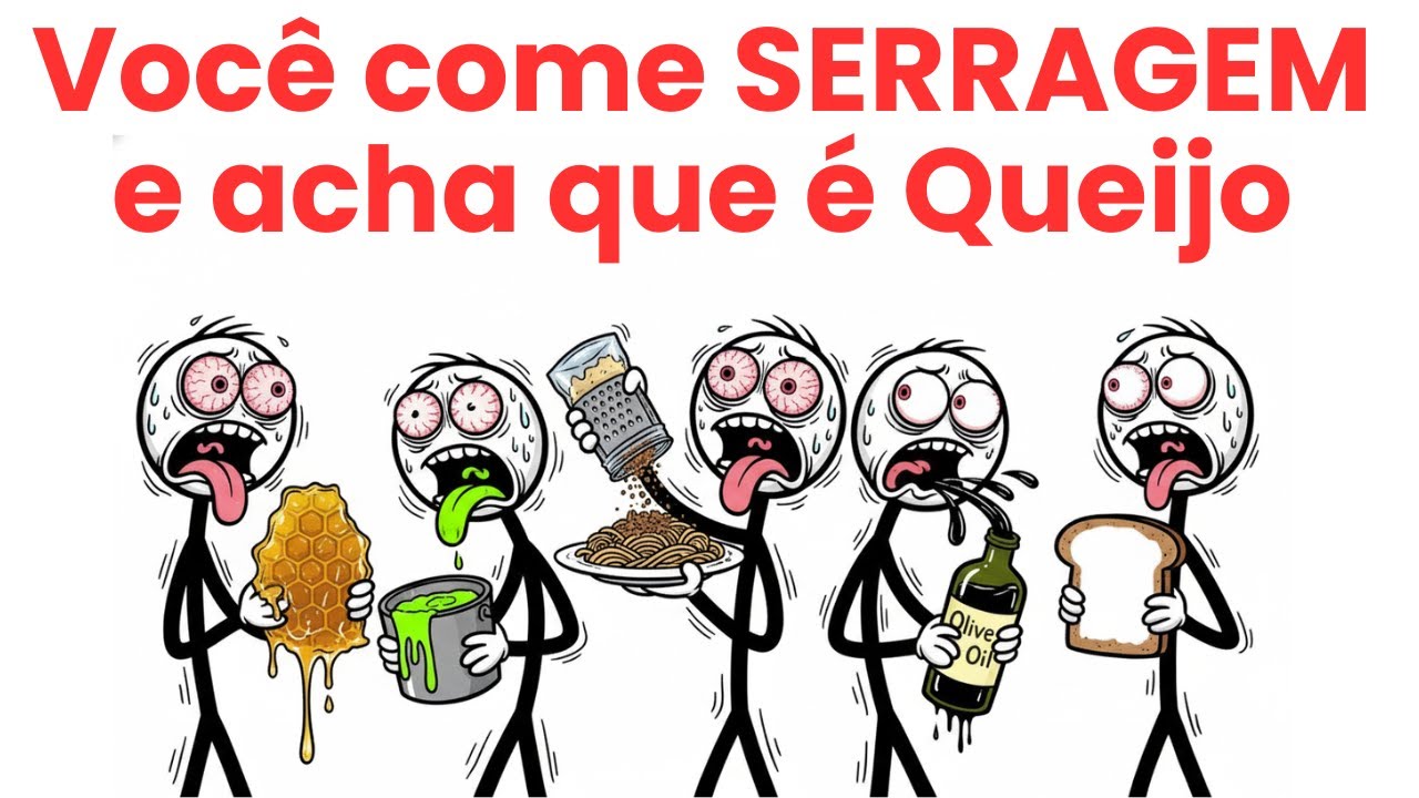 Você come SERRAGEM e acha que é Queijo? (A Máfia da Comida Falsa)