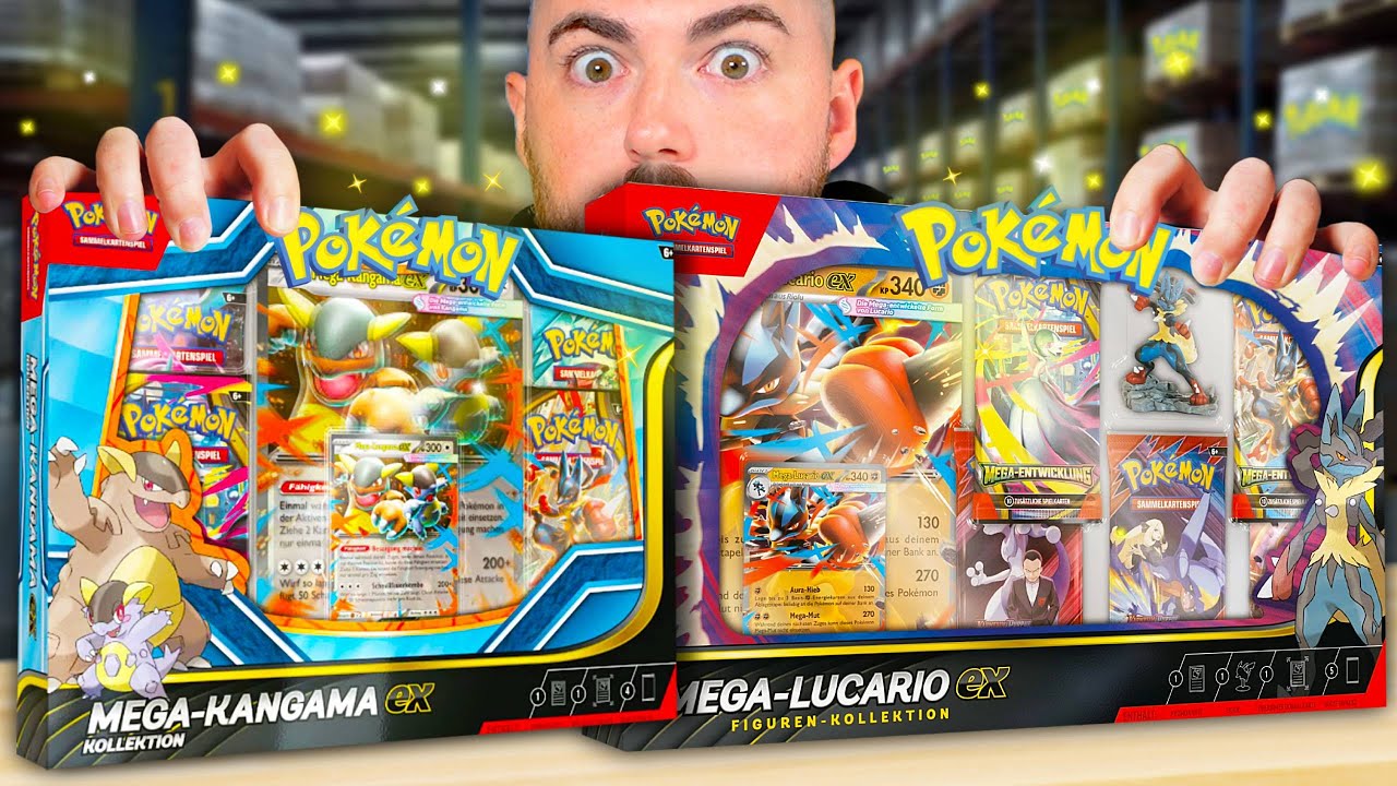 Ich habe die 2 NEUEN Mega ex Pokémon Boxen geöffnet! 😮🔥