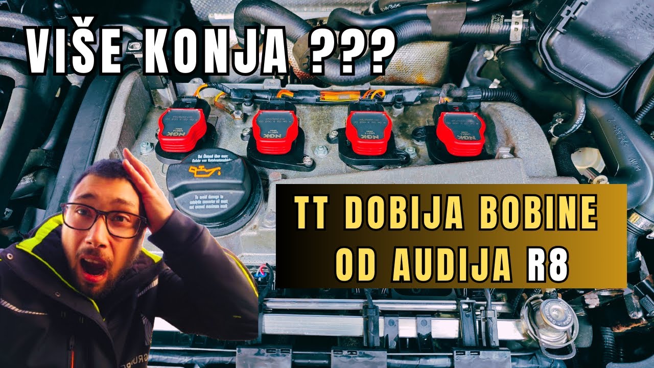 UGRAĐUJEM U AUDI TT TURBO BOBINE OD AUDIJA R8 ... Napokon rešavam miss fire !!