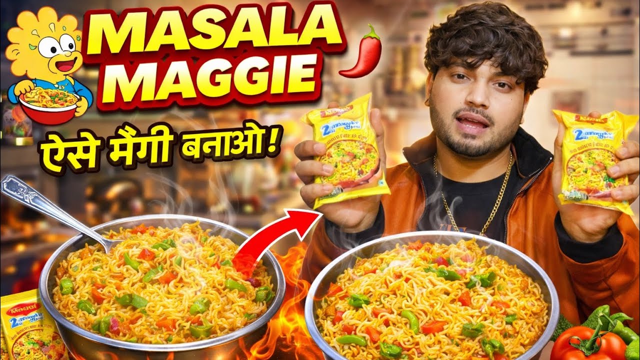 🤔 how to make maggi noodles in different ways #maggi #maggirecipe