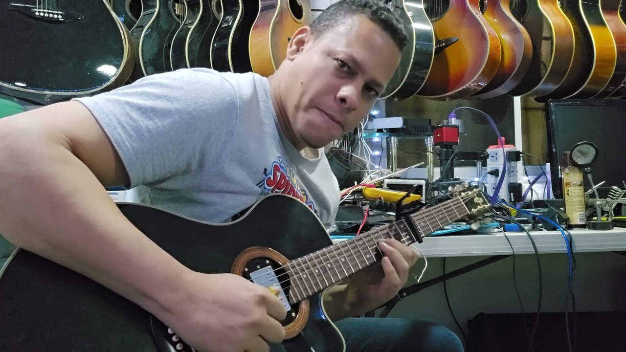 Yamaha apx6a Bachata con Boss Gt100 & Dr Part 2025