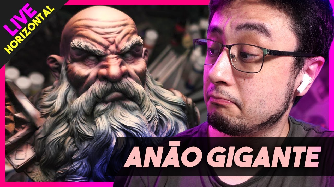 ANÃO GIGANTE: PAINT ALONG 01 - Aerógrafo passo a passo 2