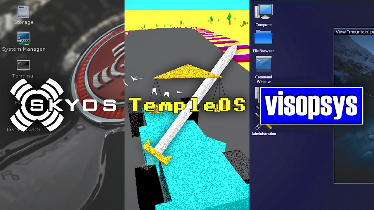 Extremely Weird Non-Linux Operating Systems