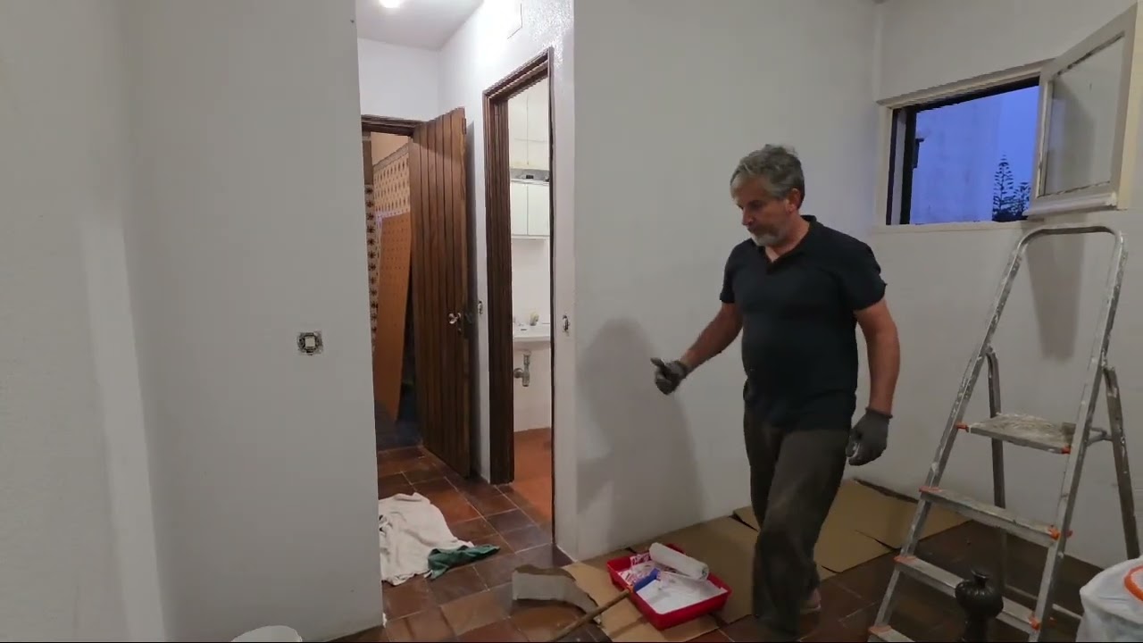 Vídeo 11# : PINTURA-  Pintado um quarto para nos mudarmos 