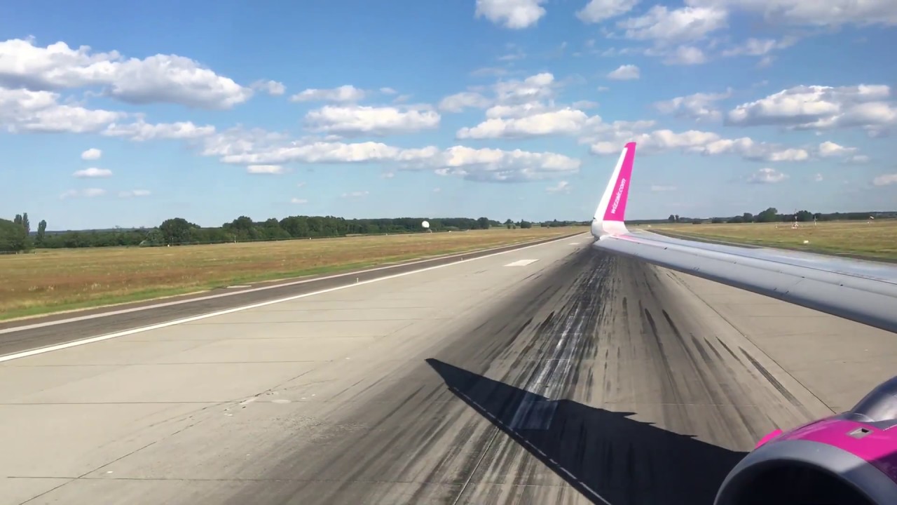 WizzAir A321 (HA-LXN) amazing take off from Liszt Ferenc Airport,  Budapest