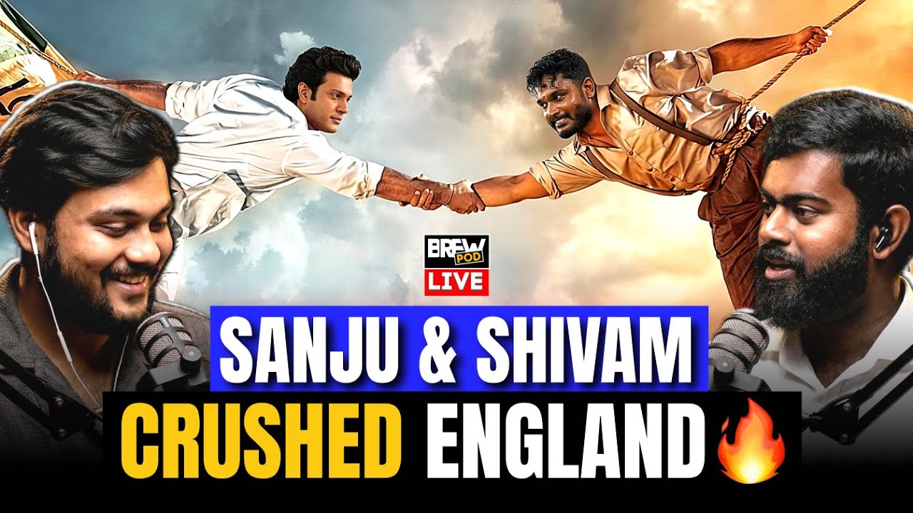 🛑 BYE BYE ENGLAND! 🇮🇳 India in Final! Samson & Bumrah Destroy Harry Brook's Men! | BrewPod Live 📱