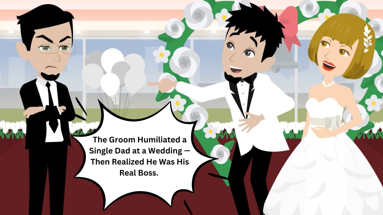 The Groom Humiliated a Single Dad at a Wedding — Then Realized He Was His Real Boss.