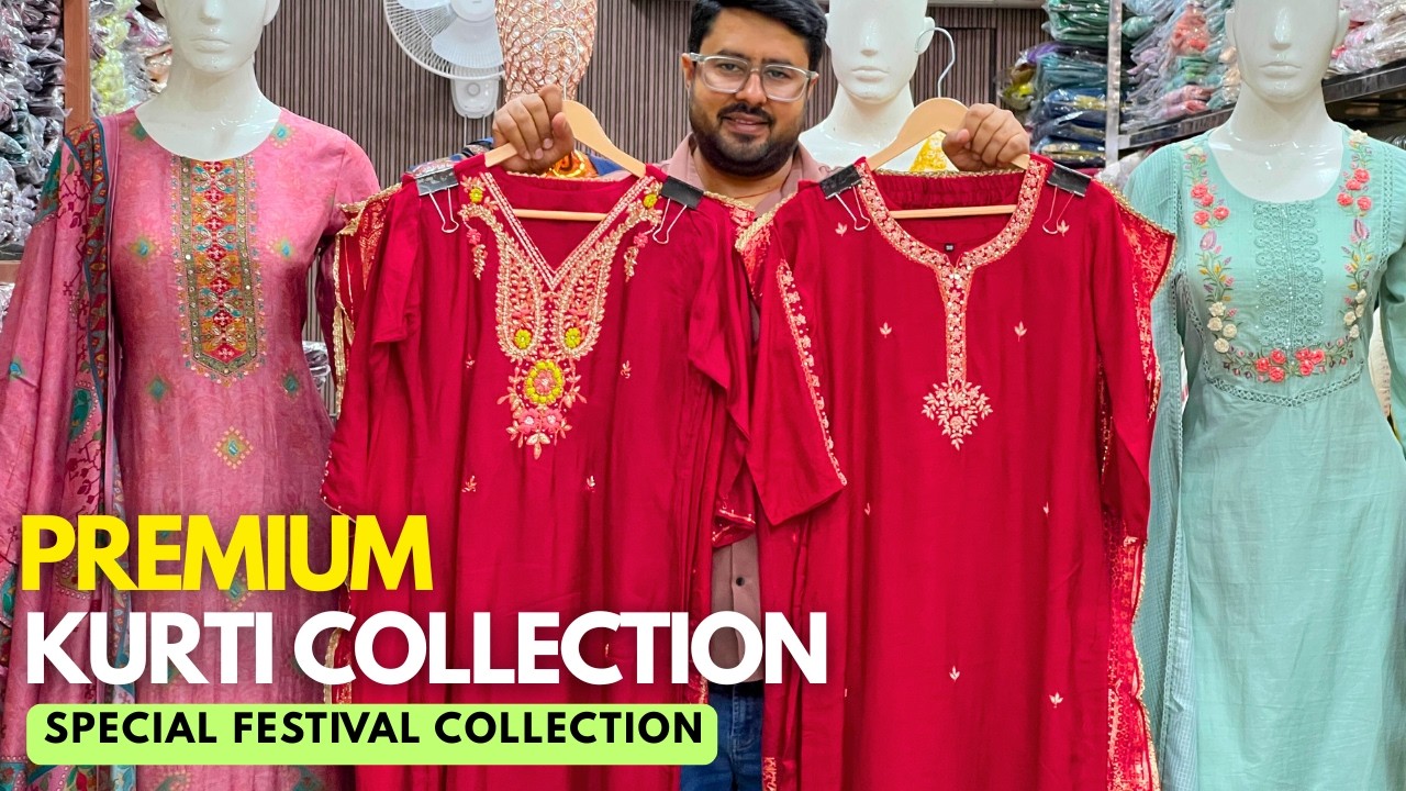 Festival Special Designer Kurtis in Delhi | Biggest Collection | Trending Kurtis | Kurti Wholesaler